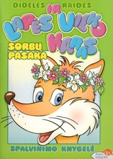 Lapės ir vilko karas. Spalvinimo knygelė