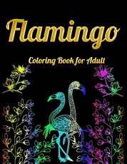 Flamingo Coloring Book for Adults
