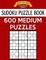 Sudoku Puzzle Book, 600 MEDIUM Puzzles