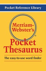 Merriam-Webster's Pocket Thesaurus
