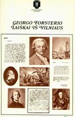 Georgo Forsterio laiškai iš Vilniaus