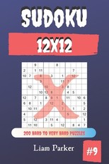 Sudoku X 12x12 - 200 Hard to Very Hard Puzzles vol.9