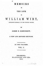 Memoirs of the Life of William Wirt