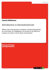 Robinson, J: Introduction to International Law