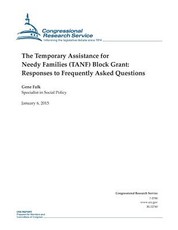 The Temporary Assistance for Needy Families (TANF) Block Grant