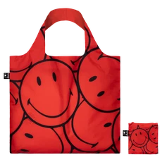 LOQI pirkinių krepšys „Smiley Red Lucky Red Recycled Bag“