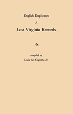English Duplicates of Lost Virginia Records