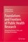 Foundations and Frontiers of Public Health Research