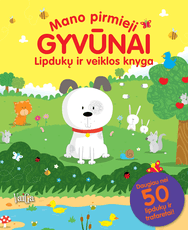 Mano pirmieji gyvūnai. Lipdukų ir veiklos knyga Mano pirmieji gyvūnai. Lipdukų ir veiklos knyga