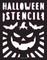 Stencil Book Halloween