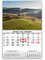 Sieninis kabinamas kalendorius vienos dalies MONO 30x42 cm