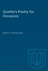 Goethe's Poetry for Occasions
