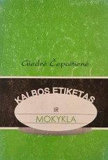 Kalbos etiketas ir mokykla