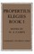 Propertius: Elegies