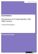 Deceleration of a Conducting Disc with Eddy Currents