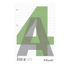 Bloknotas klijuotas A4/100 lapų, Esselte linijomis
