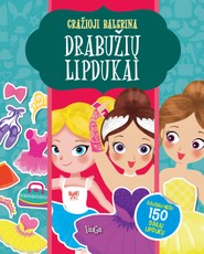 Gražioji balerina: drabužių lipdukai