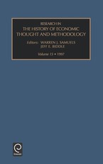 Research in the History of Economic Thought and Methodology