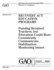 Recovery Act education programs