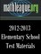 Elementary School Test Materials 2012-2013