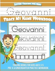 Geovanni Letter Tracing for Kids Trace my Name Workbook
