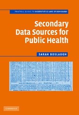 Secondary Data Sources for Pub Hlth