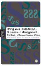 Doing Your Dissertation in Business and Management