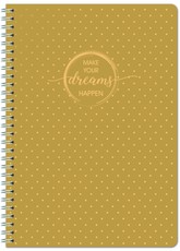 Sąsiuvinis su spirale A5 60lap 70g linija GOLD