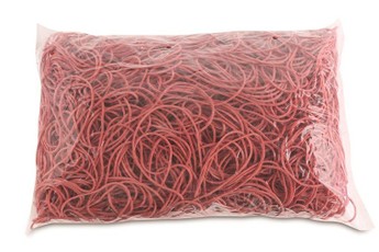 Gumytės 1kg 100mm raudonos
