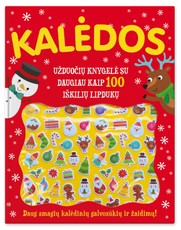 Kalėdos: užduočių knygelė su daugiau kaip 100 iškilių lipdukų