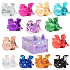 APHMAU MeeMeow Paslaptingas pliušinis kačiukas „Dragons“, 15 cm