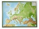Reliefkarte Europa Gross 1 : 8.000.000 mit Rahmen