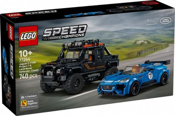 LEGO Speed Champions 77264 Jaguar Project 7 ir Land Rover Defender