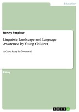 Paeplow, R: Linguistic Landscape and Language Awareness by Y