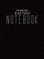 Black Paper Notebook Black Lined Paper