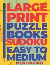 Large print Puzzle Books sudoku Easy To Medium