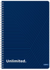 Knyga su spirale A4 150lap 70g lang UNLIMITED
