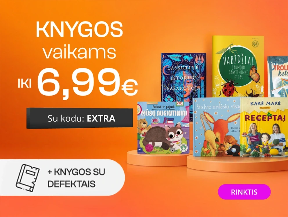 Knygos vaikams iki 6.99 €! + Defektai!