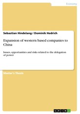 Expansion of western based companies to China