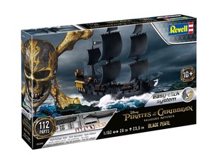 Plastikinis laivo modelis „Black Pearl“ 1:150
