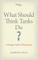What Should Think Tanks Do?