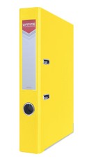 Segtuvas su metaliniu apvadu A4 50mm geltonas