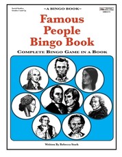 Famous People Bingo Book