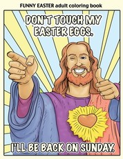 Funny Easter Adult Coloring Book