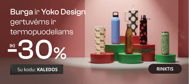 Burga ir Yoko Design gertuvėms - extra nuolaidos iki -30%