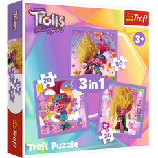 TREFL TROLLS 3 dėlionių rinkinys „Troliai 3“