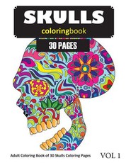 Skulls Coloring Book