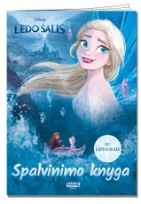 Ledo šalis II. Spalvinimo knygelė su lipdukais