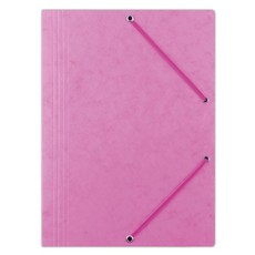 Aplankas su guma, A4, 390gms, rausvas