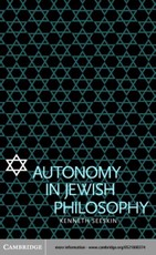 Autonomy in Jewish Philosophy